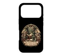 Dragon Book Lover Reading Fantasy Library Graphic Design Case for iPhone 17 Pro