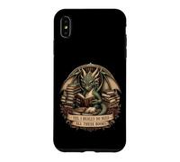 Dragon Book Lover Reading Fantasy Library Graphic Design Case for iPhone XS Max