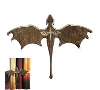 Dragon Book Nook Decorative Shelf Bracket, Bookmarks for Desk, Cabinet | Halloween Themed Book Shelf Organizer, Fantastic Table Accessory, Dragon Decor for the