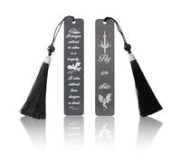 Dragon Bookmark - 2PCS Dragon Themed Metal Bookmark, Acotar Bookmarks, Gothic Dragon Book Marker, Funky Book Marks, Bookmarks for Men, Fantasy Novel Lovers Gifts, Page Markers Book Lovers for Books