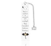 Dragon Bookmark - Acotar Bookmark, Bookmarks, Metal Pterodactyl Bookmark, Gothic Dragon Book Marker, Reading Dragon Bookmark, Metal Book Mark for Book Lovers Teachers