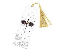 Dragon Bookmark | At Four Wings Acrylic Bookmark | Creative Vintage Marque Gift Page for Birthdays of Friends and Other Joyful Parties