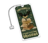 Dragon Bookmark - Book Marks for Reading Women Men, Flying Dragon Metal Bookmark for Fantasy Book Lovers Gifts, Reading Accessories for Novel Lovers Bookish Bookworm Gifts for Women Bookish
