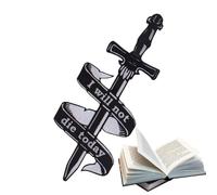 Dragon Bookmark - Portable Dragon Bookmark | Cool Black With Sun And Clouds, Book Decorations, Book Accessories For Lovers And Accessories For Reading Enthusiasts