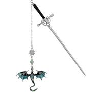 Dragon Bookmark with Sword Design,Dragon Bookmark with Unique Two Wing-Inspired Piece, Fantasy Marker for Readers and Fans of Magic,Cool Graduation Gifts for Boys Who Love Epic Adventures