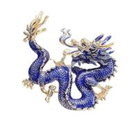 Dragon Brooch for Jackets, Cosplay, Accessories, Fashion Lapel Pin, Blue
