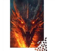 Dragon Burning 1000 Pieces Puzzles for Adults & Teenager Teenager Man Woman Gift 1000pcs (75x50cm)