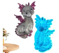 Dragon Cake Mold - Craft 3D Dragon Shape Silicone Mold - Resin Mold 3D Carving Dragon Decorative Animal Epoxy Resin Mould Dragon Molds Silicone Dragon Mold Craft Art Decoration