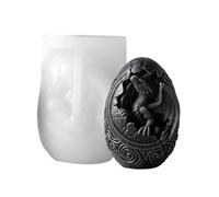 Dragon Candle Mold | 3D Dragon Reusable Resin Plaster Crafts - Animal Candle Making Molds - for Soap Chocolate, Room Decor, Desk, Desktop, School, Dormitory, Apartment, Offices, Holiday, Birthday, Par