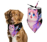 Dragon Cat Dog Bandana, Soft Breathable Pet Scarf, Personalized Dog Bib Kerchief for Small Medium Large Dogs Cats, Exquisite Pet Neckerchief for Daily Wear, Travel, Party