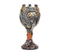 Dragon Chalice | Medieval Goblet | Creative Medieval Chalice Cup | Multipurpose Medieval Cup | Armoured Goblet Goblet | Medieval Knight Cup for Gathering, Party Decor Or Daily Drinking