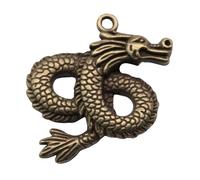 Dragon Charms For Beginner Jewelry Makers, 45x38mm, Antique Bronze Color, 4 Pieces