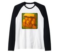 Dragon Chicken Nuggets Cute Kawaii Funny Fast Food Raglan Baseball Tee