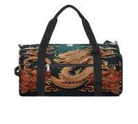 Dragon Chinese Background Gym Bag Duffle Bag Travel Bag