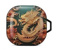 Dragon Chinese Background Headphone Protective Case, Earphone Case For Galaxy Buds Live, Galaxy Buds Pro, Galaxy Buds2, Galaxy Buds 2 Rro Series Headphones