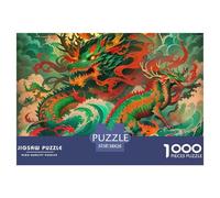 Dragon Classic Style Jigsaw Puzzle Encouraging Mindful Play, Built Around Fantasy And Presented with A Composed British Visual Flow for Lasting Appeal 38x26cm/1000pcs