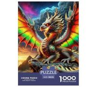 Dragon Classic Style Jigsaw Puzzle Encouraging Mindful Play, Built Around Fantasy And Presented with A Composed British Visual Flow for Lasting Appeal 38x26cm/1000pcs