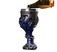 Dragon Claw Goblet - Medieval Three Dimensional Gothic Beer Glass | Resin Cast Stainless Steel Inner Liner 350g Vintage Decorative Grail Complete Sentence Ending for Halloween Decor