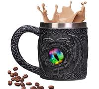Dragon Coffee Mug - Dungeons Beer Drink Mug | Dragon's Eye Drinking Tankard Coffee Cup, Dungeons Beer Drink Mug for Men Dragon Lovers Collector