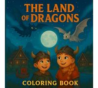 Dragon Coloring Book for Kids Ages 4+: 40 Fun Pages with Magical Dragons, Castles, Volcanoes & Creatures: Perfect Gift to Boost Creativity in Boys & Girls Ages 4 to 8