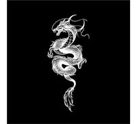 Dragon Country Wind Flower Arm Herbal Temporary Tattoo Sticker, Waterproof, Lasts For 2 Weeks, Semi Permanent Fake Tattoos