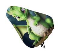 Dragon Cute Waterproof Bike Seat Cover - UV Protection & Dustproof Bicycle Saddle Protector, Non-Slip Comfortable Bicycle Cushion Cover for Men Women, Fits Mountain/Road Bikes
