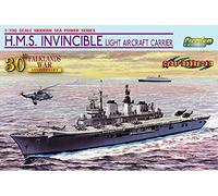 Dragon HMS Invincible Aircraft Carrier Falklands War Ship Model Kit Scale 1:700