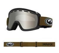 Dragon D1 OTG - Old Skool with Lumalens Silver Ionized & Lumalens Amber Lens - Large Fit