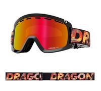 Dragon D1 OTG Unisex Snow Goggles - Klash/LL Red Ionized & LL Rose