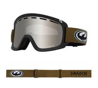 Dragon D1 OTG Unisex Snow Goggles - Old Skool/Lumalens Silver Ionized & Lumalens Amber DRG184-310