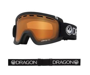 Dragon D2 Unisex Snow Goggles - Black/LL Amber