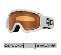 Dragon D2 Unisex Snow Goggles - White/LL Amber