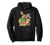 Dragon Dagger Tattoo Flash Pullover Hoodie