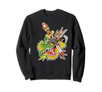 Dragon Dagger Tattoo Flash Sweatshirt