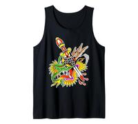 Dragon Dagger Tattoo Flash Tank Top