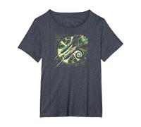 Dragon Dart T-Shirt, Women's Plus, Heather Blue, 4X