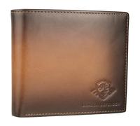 DRAGON DEFENDER Genuine Men's Slim Leather Wallet Bifold RFID Wallet- Brown, Brown, 11 card slots, Minimalist
