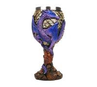 Dragon Design Wine Goblet, Medieval Dragon Wine Goblet 4oz Stainless Steel with Attractive Design, Romantic Novelty Gothic Gift for Daily Party
