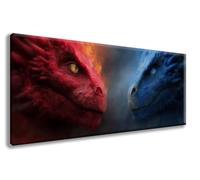 Dragon Diamond Art Kits, Animals Diamond Painting Kits for Adults Large 50 * 100CM, 5D Dimond Art Arts and Crafts for Adults DIY Rhinestones Embroidery for Beginner, Room Wall Decor, Gifts -zzg2508J6