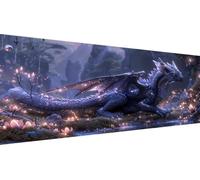 Dragon Diamond Art Kits for Adults, 5D DIY Full Drill Diamond Painting Dream Kits for Beginners, Premium Gem Crafts Embroidery Pictures for Home Decoration, Mothers Day Gifts for Mum, 80x160cm Y1-636