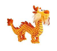 Dragon Doll Toy Cute Stuffed Animals Toys for Couch Chinese New Year Bedroom Yellow, 40 cm