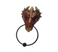 Dragon Door - Vintage Bronze Resin Octopus Sculpture Art | Decorative Theme Cafe Home Accessory, Antique Wall Mounted Figurine | Steampunk Gothic Bar, Manor Library Study Entryway