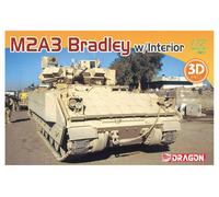 Dragon 7610 M2A3 Bradley with Interior Detail 1:72 Tank Plastic Model Kit