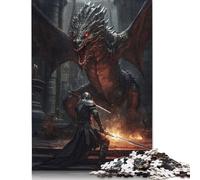 Dragon Dungeon Boss Jigsaw Puzzles 500 Pieces for Adults | Puzzles | 500 Piece Puzzle Educational Games Home Decoration Puzzle 500pcs (52x38cm)