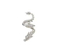 Dragon ear clips, diamond-set ear jewelry, a gift for women's earrings.