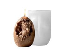 Dragon Egg Candle Mold 3D Dragon Resin Clay Craft