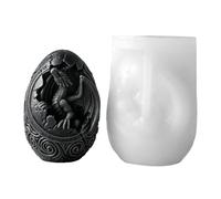Dragon Egg Candle Mold 3D Dragon Reusable Resin Plaster Crafts