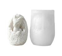 Dragon Egg Candle Mold 3D Dragon Reusable Resin Plaster Crafts