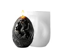 Dragon Egg Candle Mold | Reusable 3D Handmade Plaster Crafts,Silicone Molds for Candles - for Soap Chocolate Plaster Crafts Birthday Party Offices Home Room Desk Desktop School Dormitory Apartment