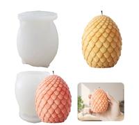 Dragon Egg Mold Dragon Scale Mold Scale Egg Mold Egg Candle Mold Resin Casting Mold Resin Making Molds Silicone Mold for Candle Home Decorate Mold 3D Animal Mold Candle Making Mold Wave Candle Mold